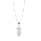 Elegant Marquise Solitaire Pendant