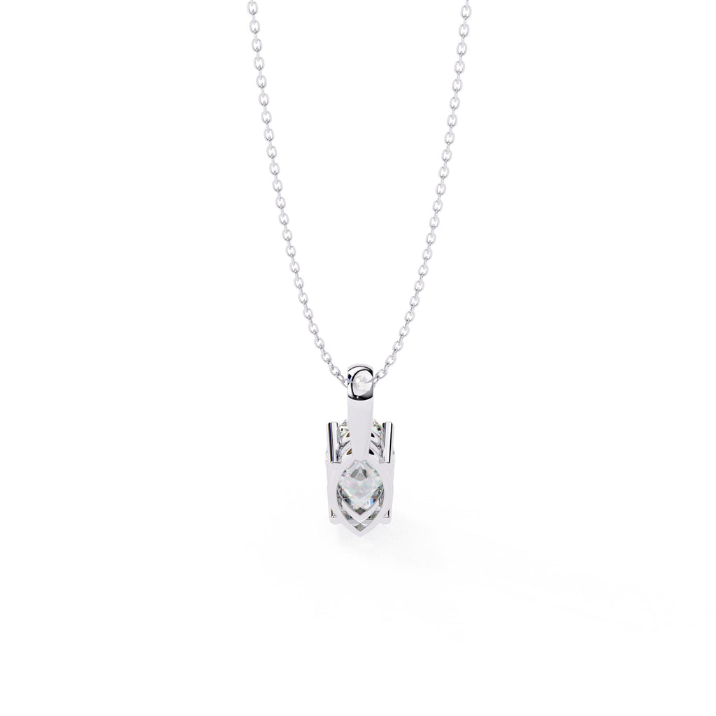 Elegant Marquise Solitaire Pendant