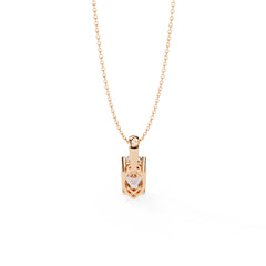 Elegant Marquise Solitaire Pendant