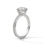 2 Carat Round Cut Solitaire Diamond Ring