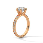 2 Carat Round Cut Solitaire Diamond Ring