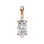 Elegant Marquise Solitaire Pendant