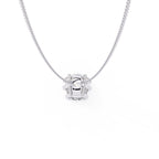 Stunning Pear Solitaire Pendant