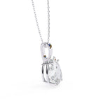 Stunning Pear Solitaire Pendant