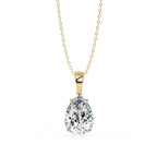 Stunning Pear Solitaire Pendant