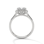 2 Carat Princess Diamond Halo Engagement Ring