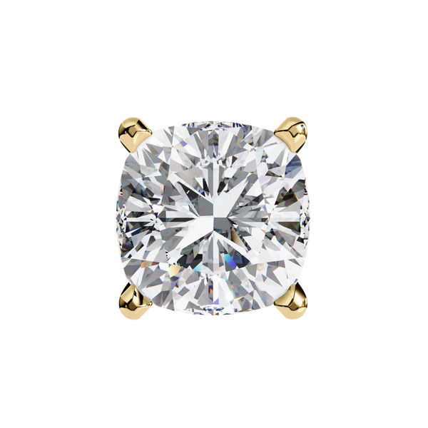 Cushion Square Cut Lab Diamond Stud Earrings