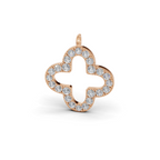 4 Carat Lab-Grown Diamond Four-Leaf Open Clover Necklace