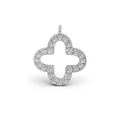 4 Carat Lab-Grown Diamond Four-Leaf Open Clover Necklace