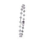 Round Cut Lab Diamond Flower Bracelet