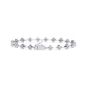 0.23 Carat Round Cut Lab Diamond Flower Bracelet