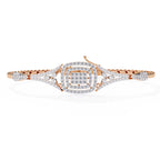 Fancy Bracelet With Round Cut Lab Diamond