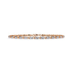 Modern Round Cut Lab Diamond Tennis Bracelet