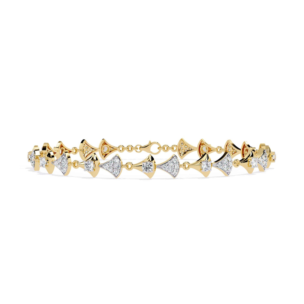 Round Cut Lab Grown Diamond Armband