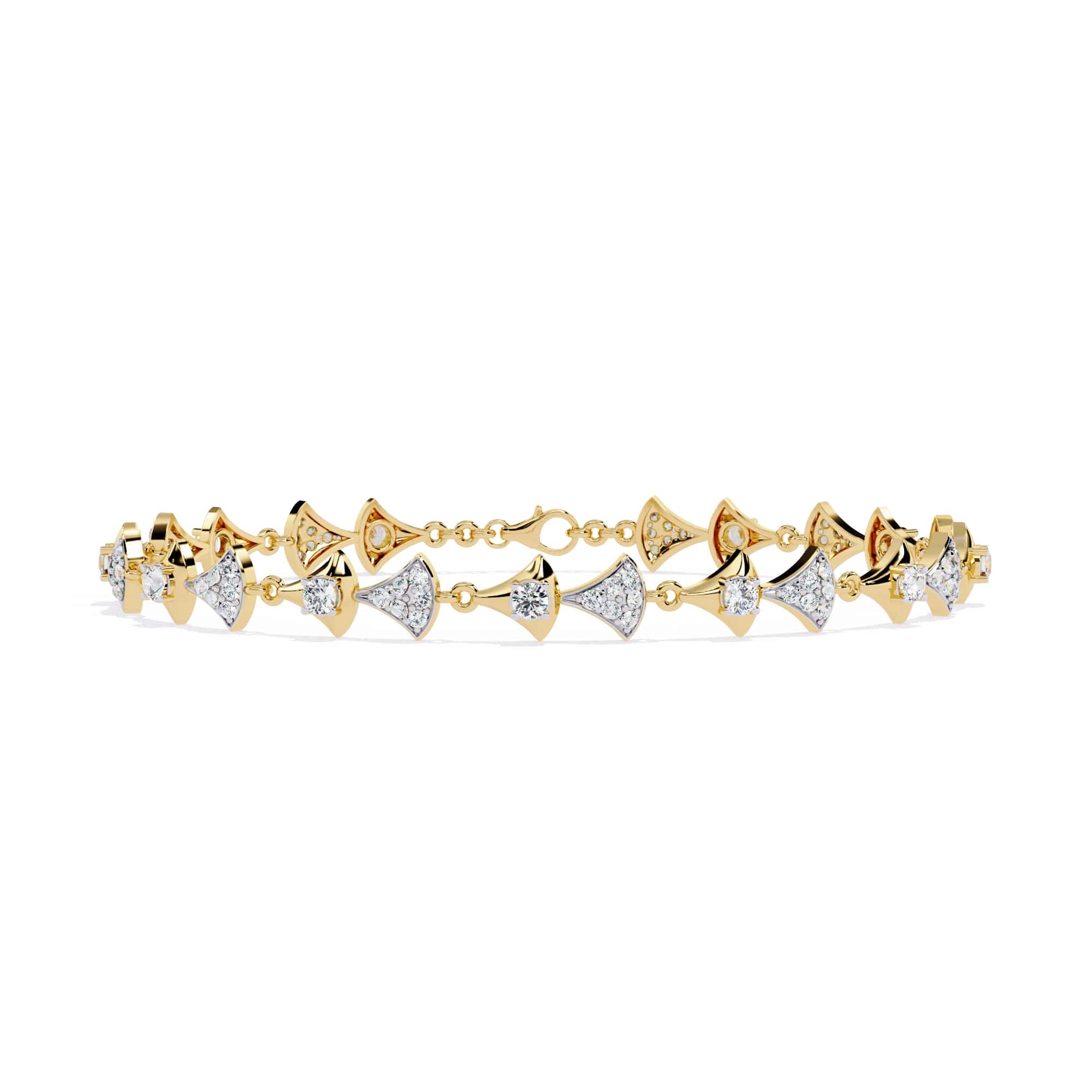 Round Cut Lab Grown Diamond Armband