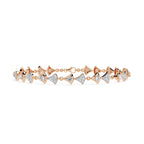 Round Cut Lab Grown Diamond Bracelet