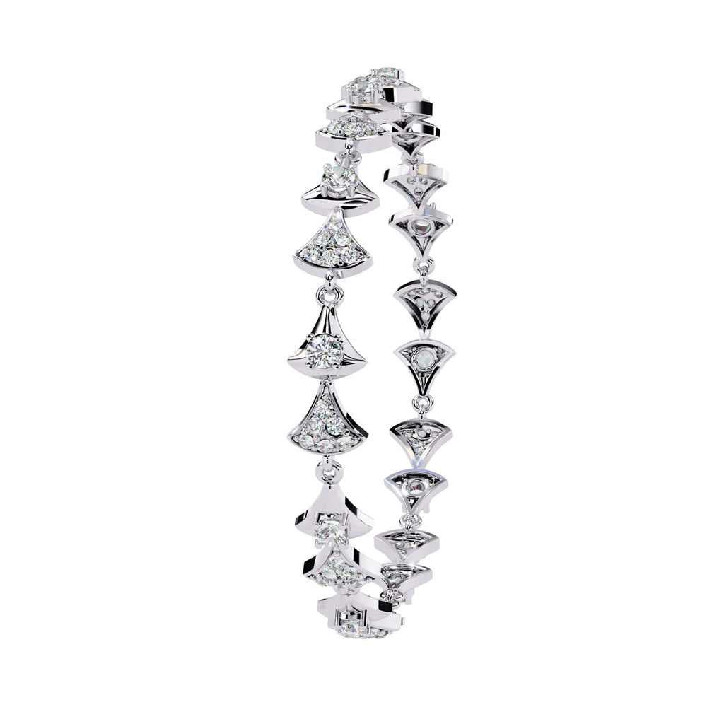 Round Cut Lab Grown Diamond Armband