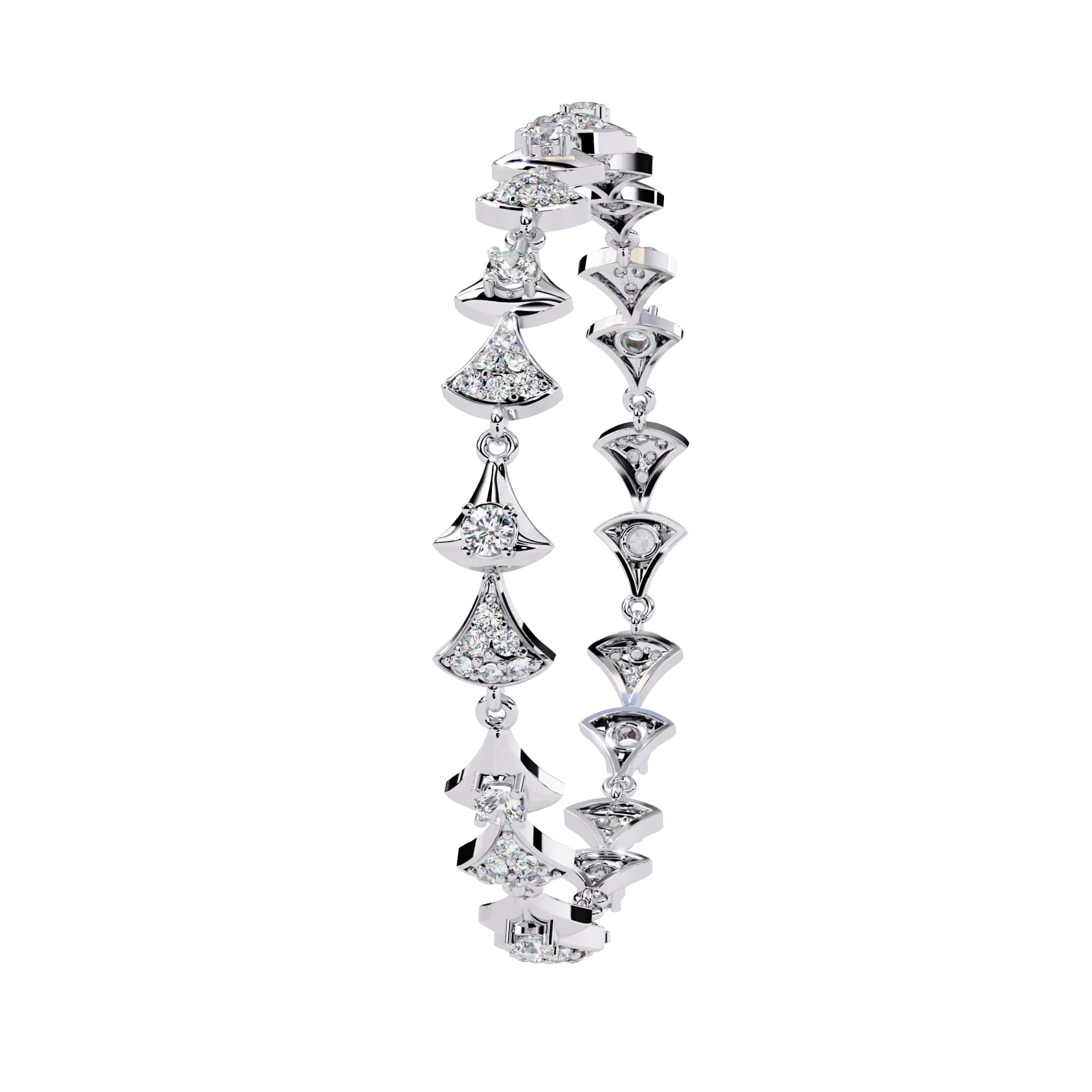 Round Cut Lab Grown Diamond Armband