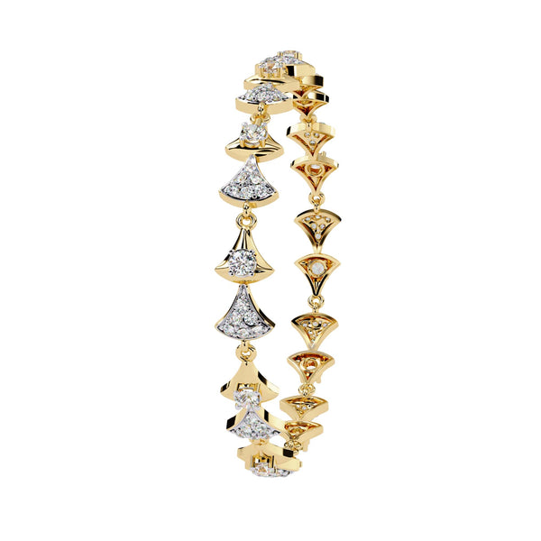 Round Cut Lab Grown Diamond Bracelet