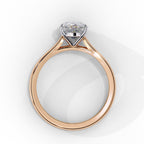 Lab Grown Diamond Pear Cut Solitaire Ring