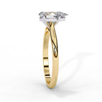 2 Carat Pear Cut Lab Grown Diamond Custom Ring