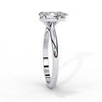 2 Carat Pear Cut Lab Grown Diamond Custom Ring