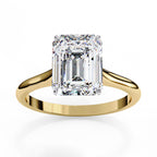 Emerald Cut Solitaire Diamond Engagement Ring