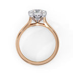 Round Lab Grown Diamond Solitaire Engagement Ring