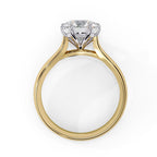 Round Lab Grown Diamond Solitaire Engagement Ring