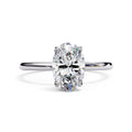 1.20 Carat Lab Grown Diamond Oval Solitaire Engagement Ring