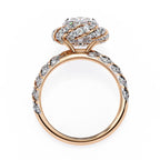 Vintage Style Oval Cut Diamond Engagement Ring