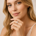 2.12 Carat Channel Set Round Lab Diamond Solitaire Ring
