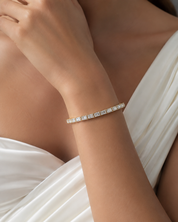 20.50 Carat Radiant Diamond Tennis Bracelet