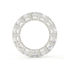 2.15 Carat Lab Grown Diamond Square Emerald Cut Eternity Band