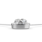 4 Carat Round Lab Grown Diamond Pendant