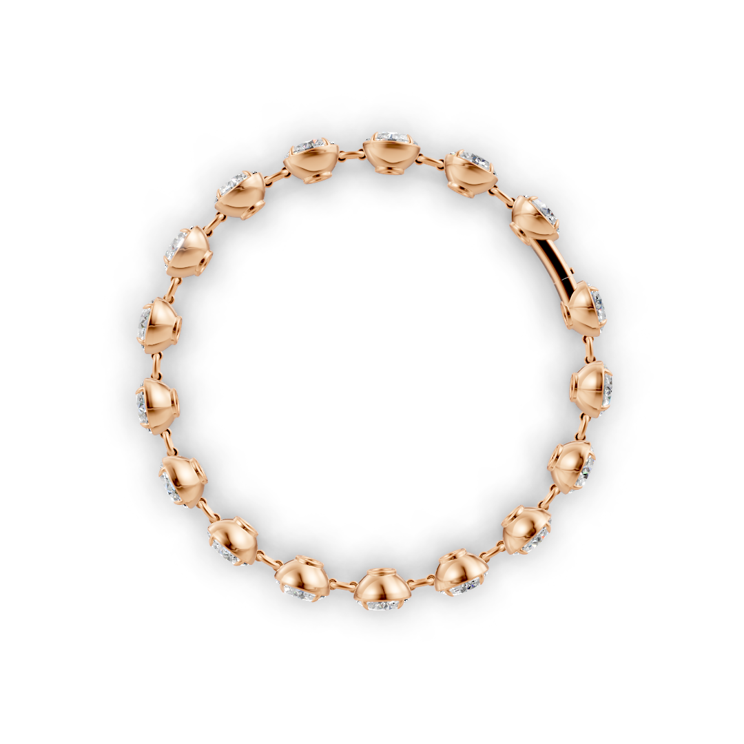 18 Carat Gradual Lab Grown Diamond Bracelet