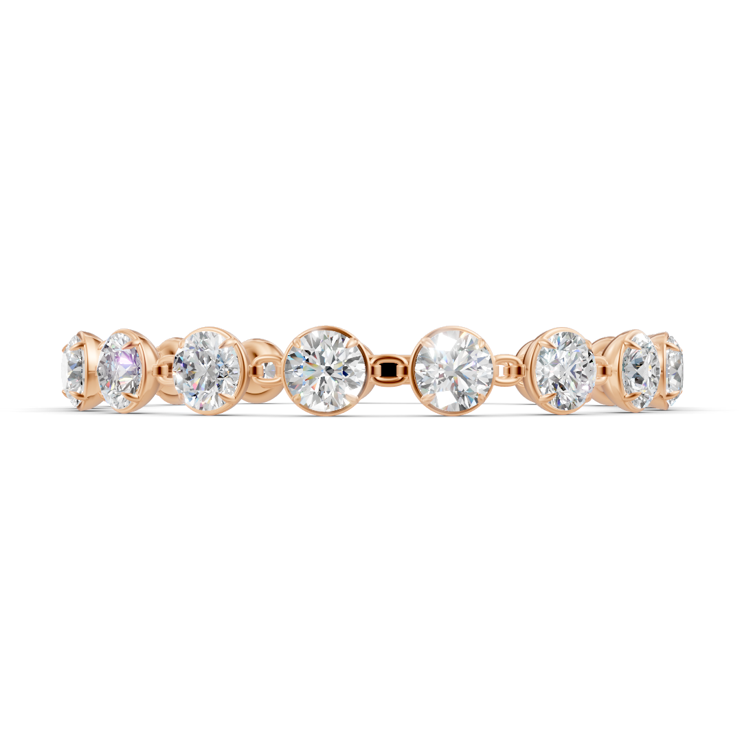 18 Carat Gradual Lab Grown Diamond Bracelet