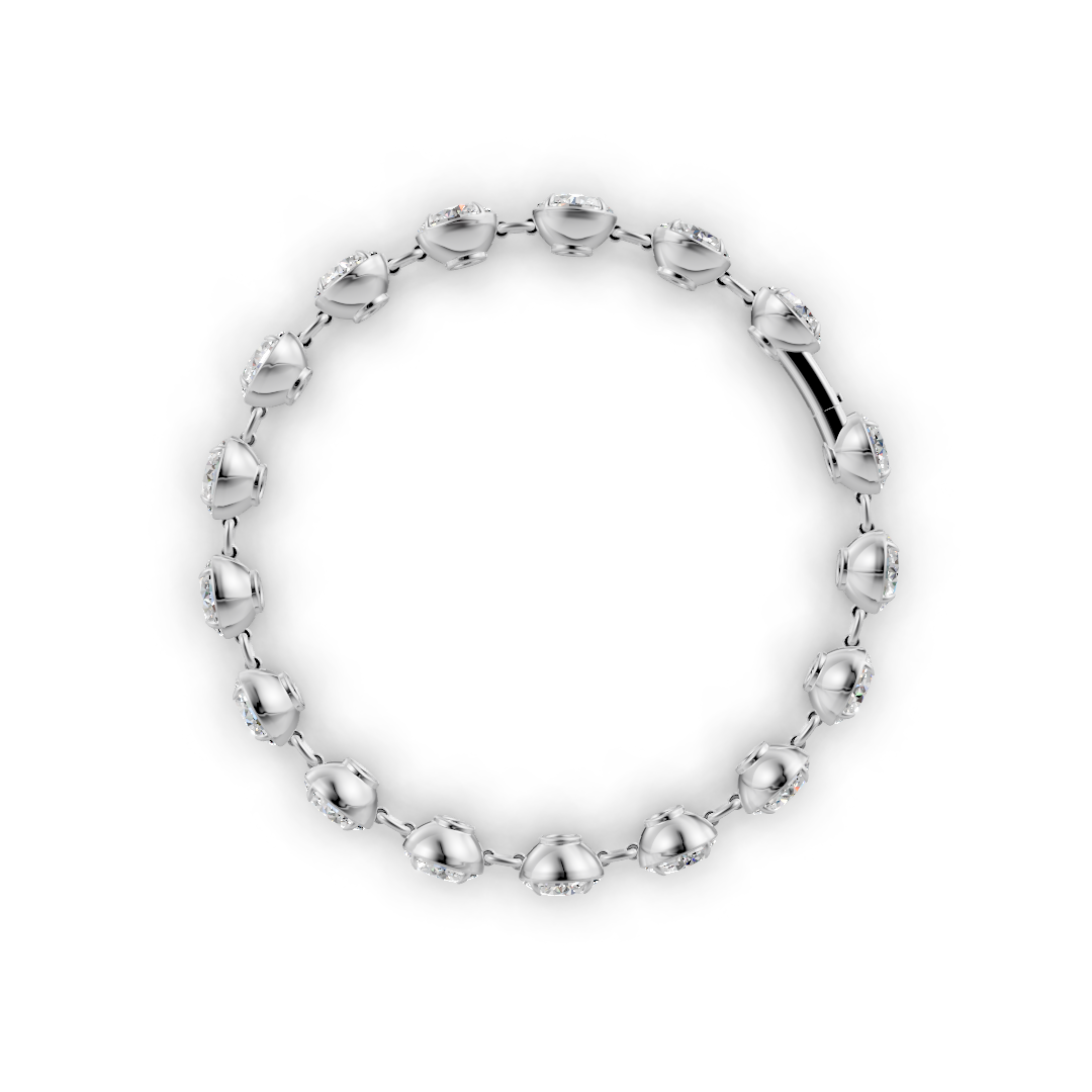18 Carat Gradual Lab Grown Diamond Bracelet