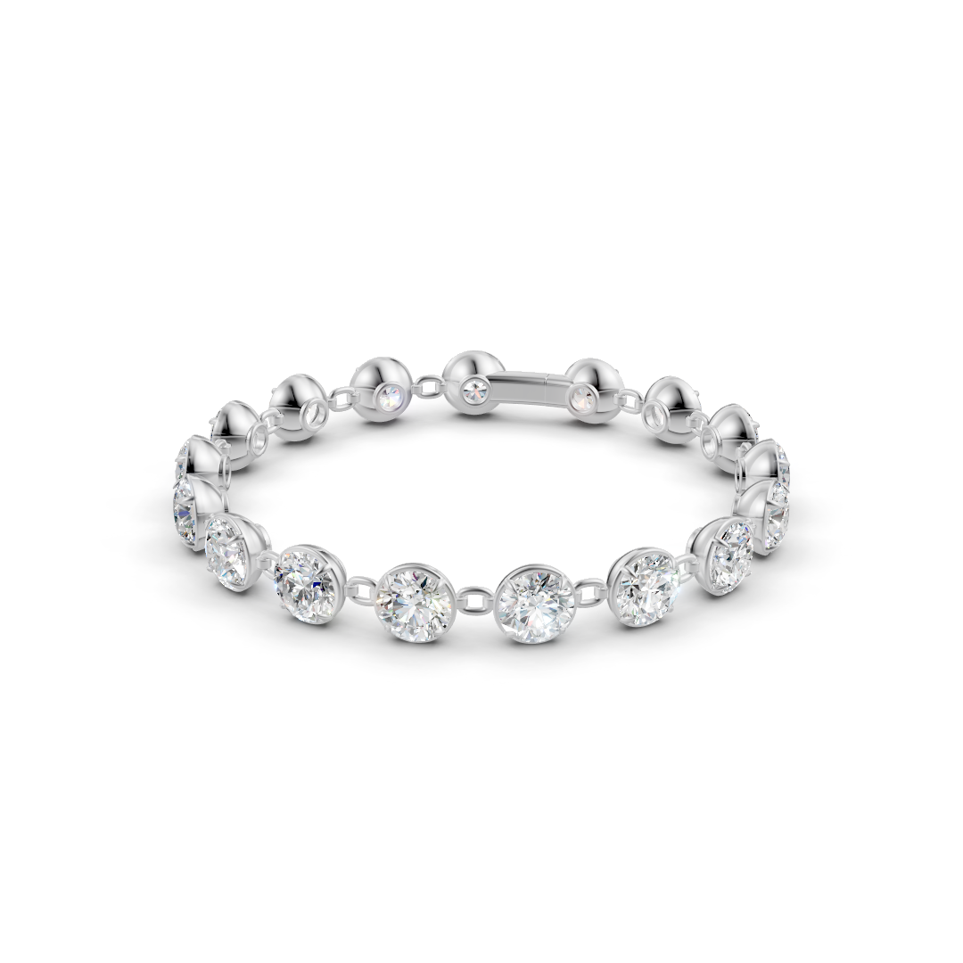 18 Carat Gradual Lab Grown Diamond Bracelet