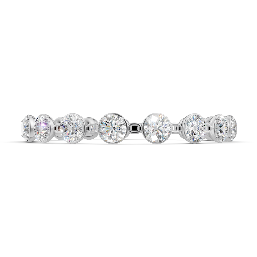 18 Carat Gradual Lab Grown Diamond Bracelet