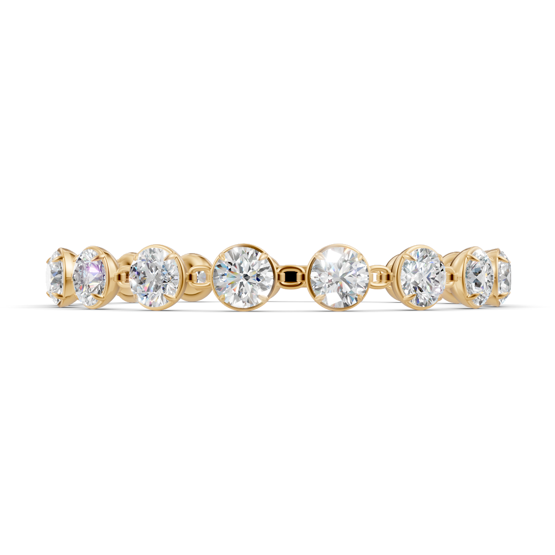 18 Carat Gradual Lab Grown Diamond Bracelet