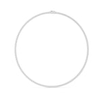 Lab Diamond Round Cut Tennis Necklace