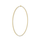 Lab Diamond Round Cut Tennis Necklace