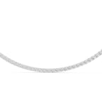 Lab Diamond Round Cut Tennis Necklace