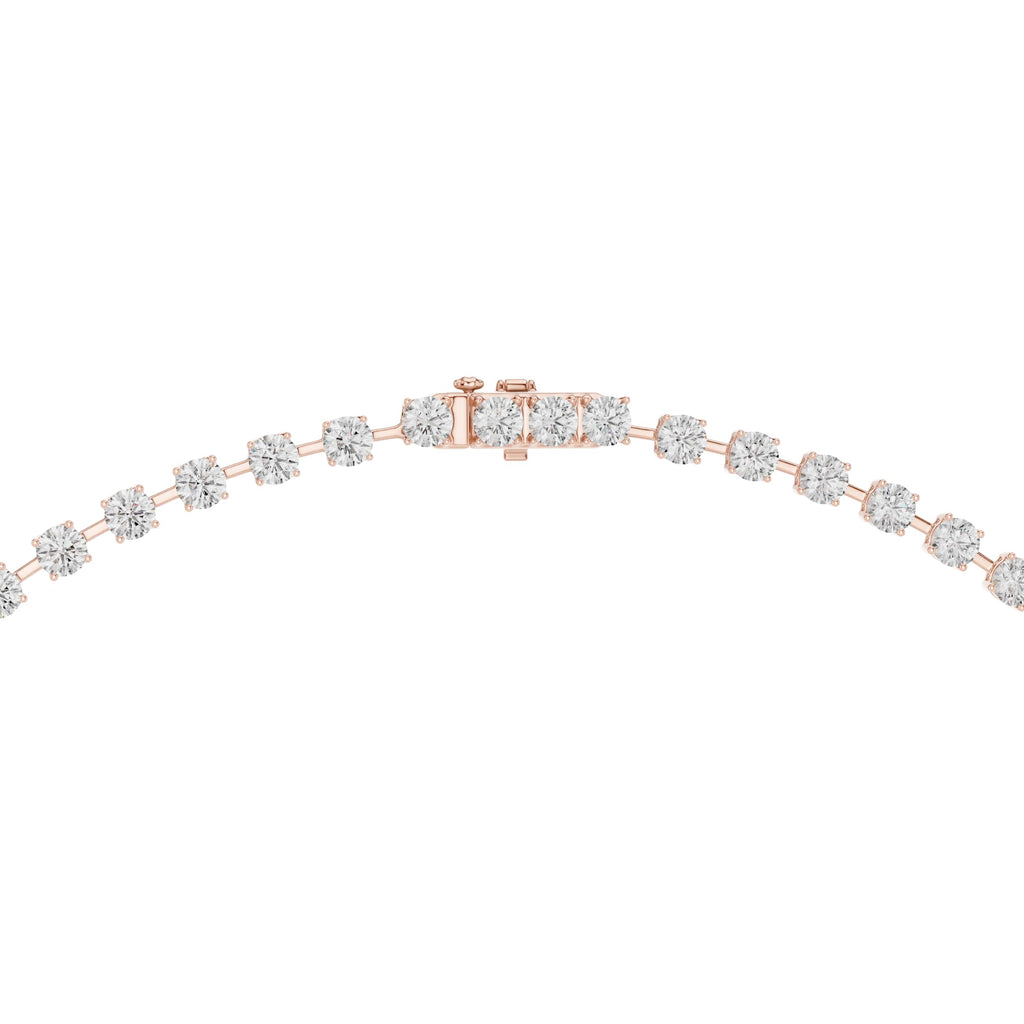Luxury Round Cut Lab Diamond Drop Necklace