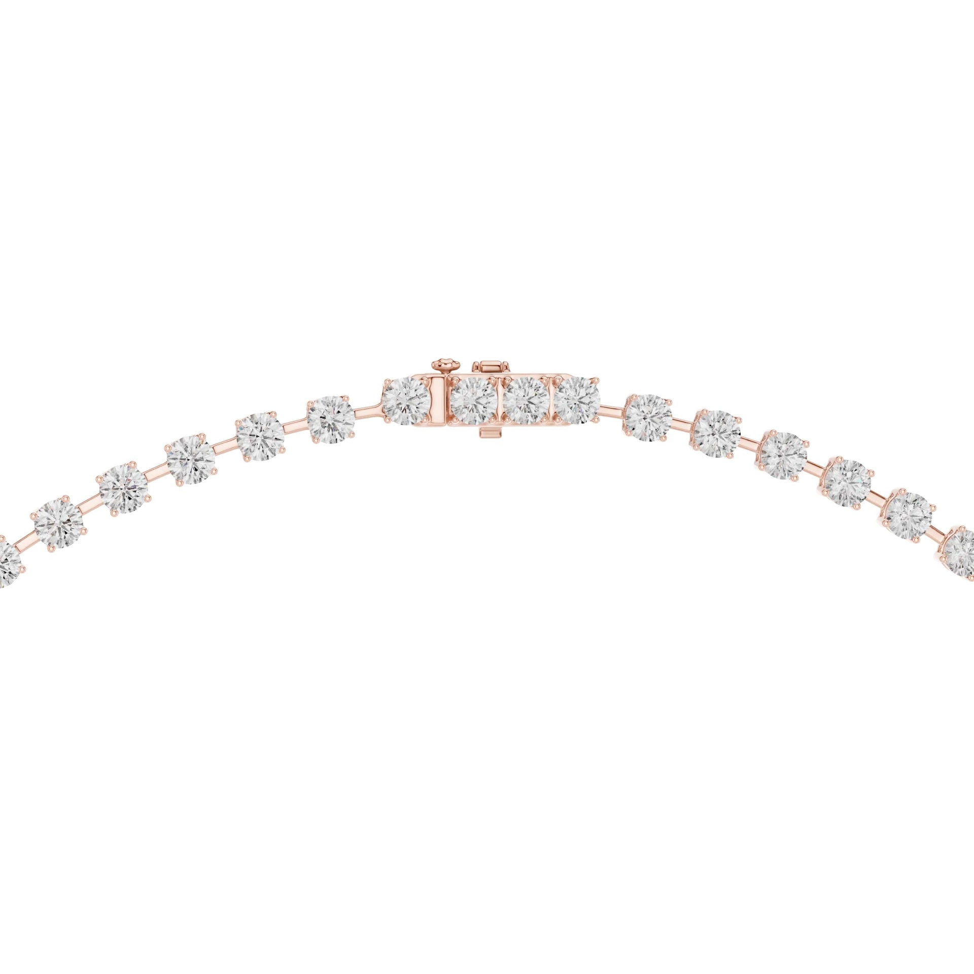 Luxury Round Cut Lab Diamond Drop Necklace