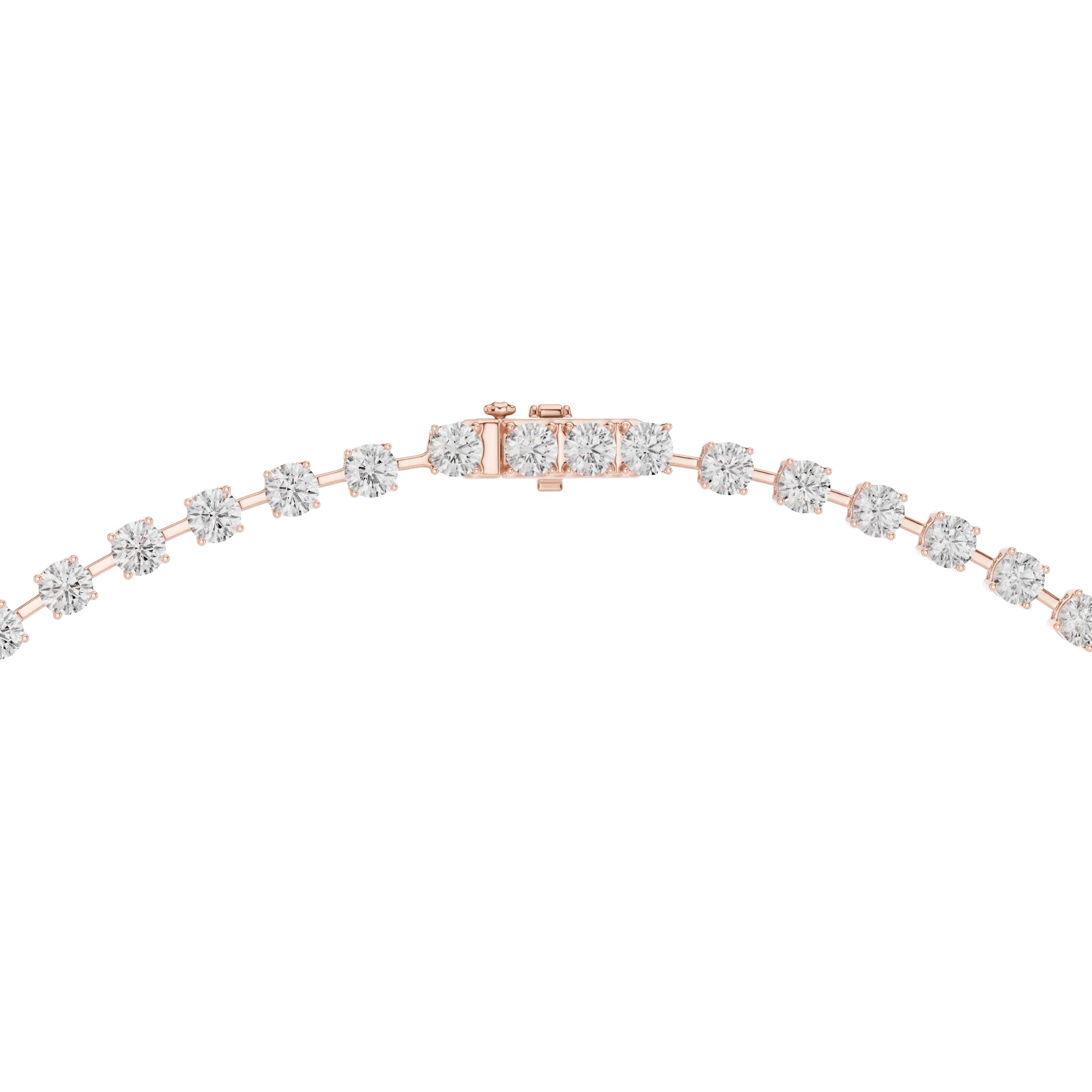 Luxury Round Cut Lab Diamond Drop Necklace