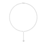 Luxury Round Cut Lab Diamond Drop Necklace