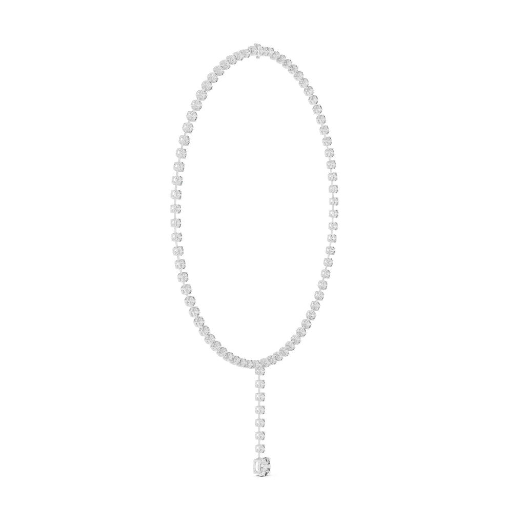Luxury Round Cut Lab Diamond Drop Necklace