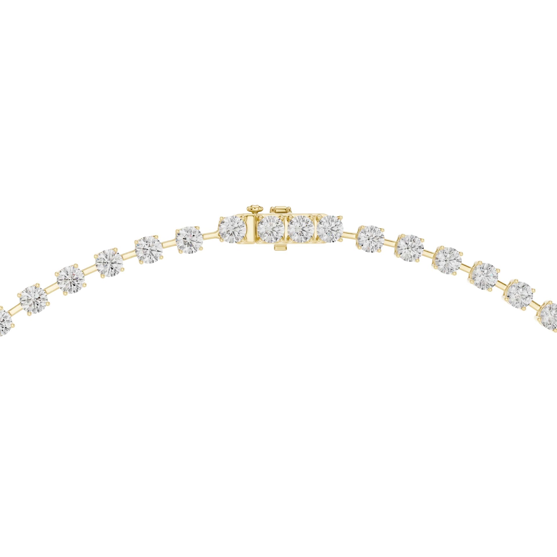 Luxury Round Cut Lab Diamond Drop Necklace